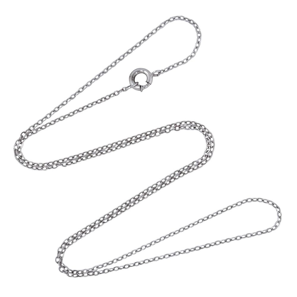 Vintage Sterling Silver 925 Cable Chain Necklace 18"